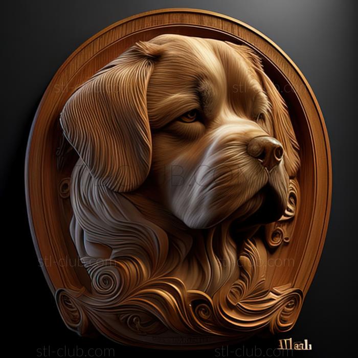 3D model st Aidi dog (STL)